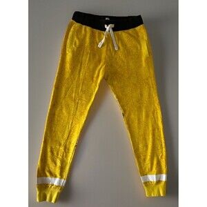 Imperious Joggers Yellow Graffiti Back Fleece Medium Urban Street wear Popart
